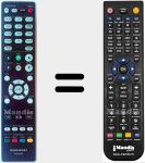 Replacement remote control for RC024SR (30701016800AD)