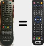 Replacement remote control for TL200