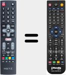 Replacement remote control for METZ1