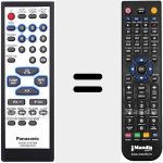 Replacement remote control for N2QAGB000028