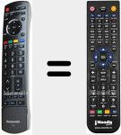 Replacement remote control for N2QAYB000291