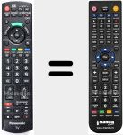 Replacement remote control for N2QAYB000350