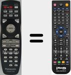 Replacement remote control for N2QAYB000371