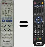 Replacement remote control for N2QAYZ000003