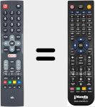 Replacement remote control for ODL32661HN-TIB