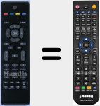 Replacement remote control for RC1205 (20428149)