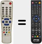 Replacement remote control for REMCON1396