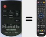 Replacement remote control for N2QAYC000109