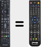 Replacement remote control for AXD7625 (AKB72913845)