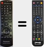 Replacement remote control for N2QAYB000429