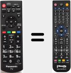 Replacement remote control for N2QAYB000815
