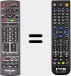 Replacement remote control for EUR7651120