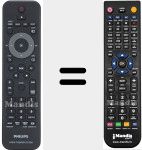 Replacement remote control for CRP628/01 (996510021067)