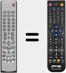 Replacement remote control for TLU015192211C