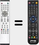 Replacement remote control for TLU01942B