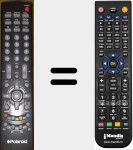 Replacement remote control for TLU01943B