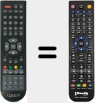 Replacement remote control for QXT32KF