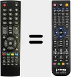 Replacement remote control for QL3252C