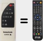 Replacement remote control for Alpatec (R-750)