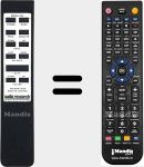 Replacement remote control for R25