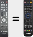 Replacement remote control for RC-1257