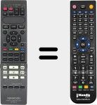 Replacement remote control for RC-D0713