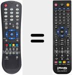 Replacement remote control for RC1055