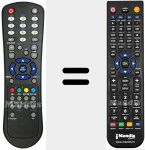 Replacement remote control for RC1055