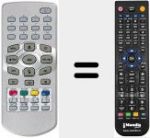 Replacement remote control for RC1091