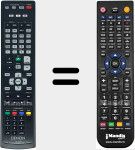 Replacement remote control for RC-1219 (30701024100AS)