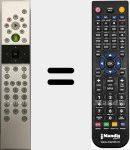 Replacement remote control for RC1974002-00