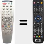 Replacement remote control for RC 2340 (20216055)