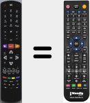 Replacement remote control for RC310 (04TCLTEL0225)