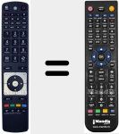 Replacement remote control for RC 5112 (23002017)