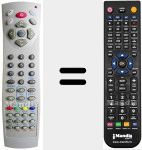 Replacement remote control for RC T-10