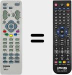 Replacement remote control for RCT311DA2