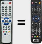 Replacement remote control for REMCON1047