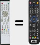Replacement remote control for REMCON955