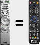 Replacement remote control for RM-972 (147763811)