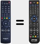 Replacement remote control for RM-E09
