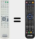 Replacement remote control for RM-SCD31