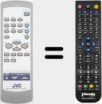 Replacement remote control for RM-SUXP5R