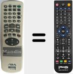 Replacement remote control for RM-Z452D (988503357)