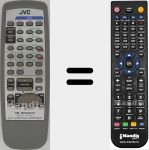 Replacement remote control for RM-SRX6012R