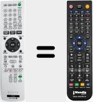 Replacement remote control for RMT-D230P (147955812)