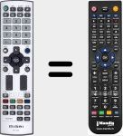 Replacement remote control for RC005 (RP5132RE)