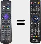 Replacement remote control for Roku TV (Y010301000509000)
