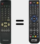 Replacement remote control for AA59-10083Y