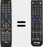 Replacement remote control for BN59-00862A