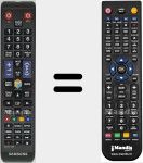 Replacement remote control for TM1250A (BN59-01178B)